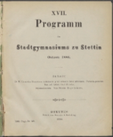 Programm 1886