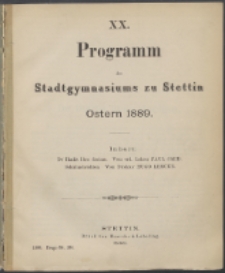 Programm 1889