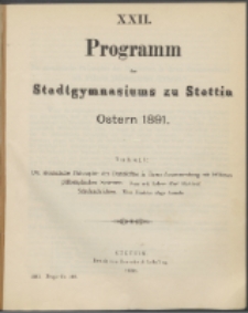 Programm 1891