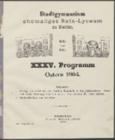 Programm 1904