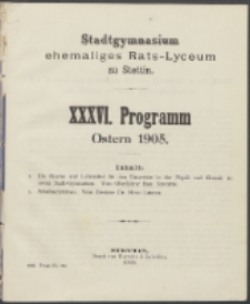 Programm 1905