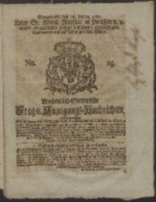 Wochentlich-Stettinische Frag- und Anzeigungs-Nachrichten. 1751 No. 25