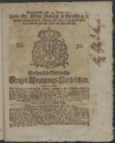 Wochentlich-Stettinische Frag- und Anzeigungs-Nachrichten. 1751 No. 30