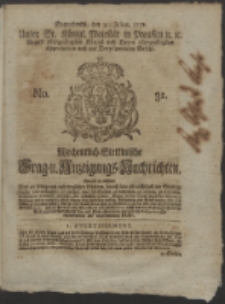 Wochentlich-Stettinische Frag- und Anzeigungs-Nachrichten. 1751 No. 31