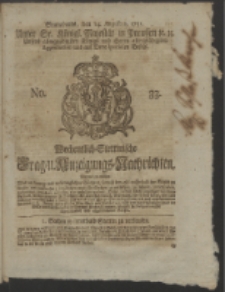 Wochentlich-Stettinische Frag- und Anzeigungs-Nachrichten. 1751 No. 33