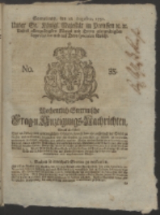 Wochentlich-Stettinische Frag- und Anzeigungs-Nachrichten. 1751 No. 35