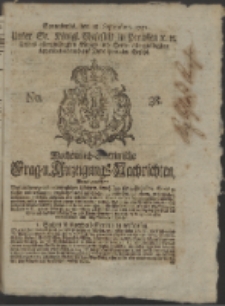 Wochentlich-Stettinische Frag- und Anzeigungs-Nachrichten. 1751 No. 38