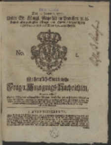 Wochentlich-Stettinische Frag- und Anzeigungs-Nachrichten. 1755 No. 1 + Anhang