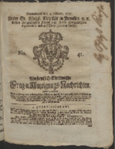 Wochentlich-Stettinische Frag- und Anzeigungs-Nachrichten. 1755 No. 41 + Anhang