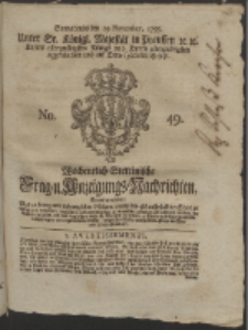 Wochentlich-Stettinische Frag- und Anzeigungs-Nachrichten. 1755 No. 49 + Anhang
