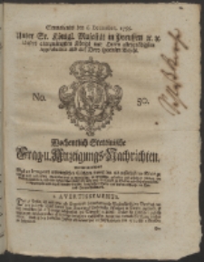 Wochentlich-Stettinische Frag- und Anzeigungs-Nachrichten. 1755 No. 50 + Anhang