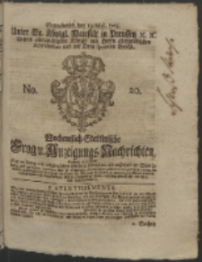 Wochentlich-Stettinische Frag- und Anzeigungs-Nachrichten. 1764 No. 20 + Anhang
