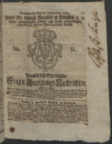 Wochentlich-Stettinische Frag- und Anzeigungs-Nachrichten. 1764 No. 51 + Anhang