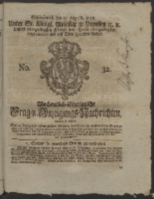Wochentlich-Stettinische Frag- und Anzeigungs-Nachrichten. 1758 No. 32 + Anhang