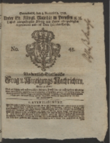 Wochentlich-Stettinische Frag- und Anzeigungs-Nachrichten. 1758 No. 45
