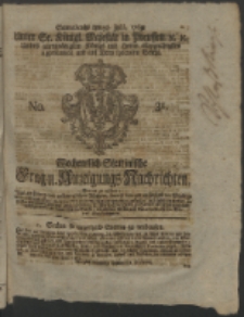 Wochentlich-Stettinische Frag- und Anzeigungs-Nachrichten. 1763 No. 31 + Anhang