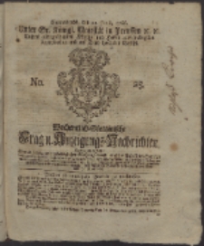 Wochentlich-Stettinische Frag- und Anzeigungs-Nachrichten. 1766 No. 25 + Anhang