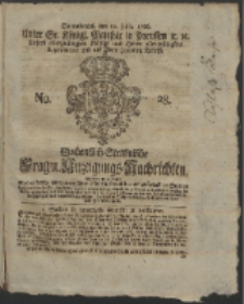 Wochentlich-Stettinische Frag- und Anzeigungs-Nachrichten. 1766 No. 28 + Anhang