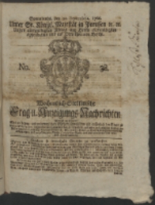 Wochentlich-Stettinische Frag- und Anzeigungs-Nachrichten. 1766 No. 38 + Anhang