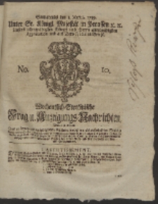 Wochentlich-Stettinische Frag- und Anzeigungs-Nachrichten. 1759 No. 10 + Anhang