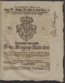 Wochentlich-Stettinische Frag- und Anzeigungs-Nachrichten. 1759 No. 11 + Anhang