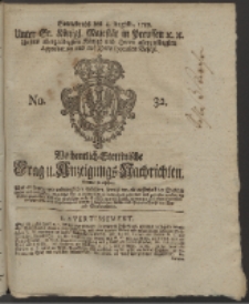 Wochentlich-Stettinische Frag- und Anzeigungs-Nachrichten. 1759 No. 32 + Anhang