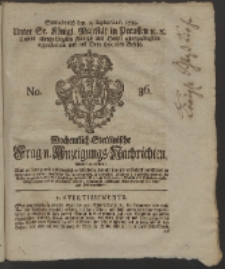 Wochentlich-Stettinische Frag- und Anzeigungs-Nachrichten. 1759 No. 36 + Anhang