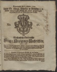 Wochentlich-Stettinische Frag- und Anzeigungs-Nachrichten. 1759 No. 41