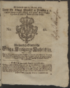 Wochentlich-Stettinische Frag- und Anzeigungs-Nachrichten. 1759 No. 42