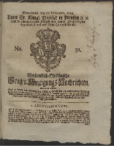 Wochentlich-Stettinische Frag- und Anzeigungs-Nachrichten. 1759 No. 52 + Anhang