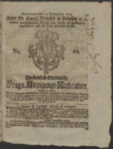 Wochentlich-Stettinische Frag- und Anzeigungs-Nachrichten. 1765 No. 44 + Anhang