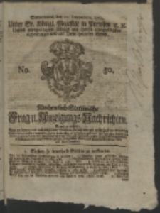 Wochentlich-Stettinische Frag- und Anzeigungs-Nachrichten. 1762 No. 50 + Anhang