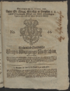 Wochentlich-Stettinische Frag- und Anzeigungs-Nachrichten. 1757 No. 44