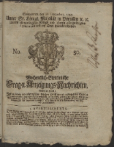 Wochentlich-Stettinische Frag- und Anzeigungs-Nachrichten. 1757 No. 50 + Anhang