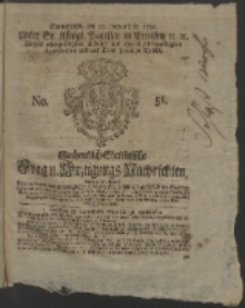Wochentlich-Stettinische Frag- und Anzeigungs-Nachrichten. 1765 No. 51 + Anhang