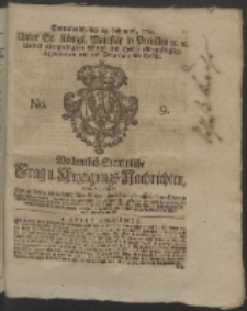 Wochentlich-Stettinische Frag- und Anzeigungs-Nachrichten. 1760 No. 9 + Anhang