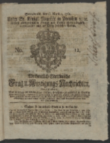Wochentlich-Stettinische Frag- und Anzeigungs-Nachrichten. 1761 No. 12 + Anhang