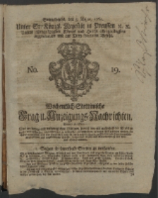 Wochentlich-Stettinische Frag- und Anzeigungs-Nachrichten. 1761 No. 19 + Anhang