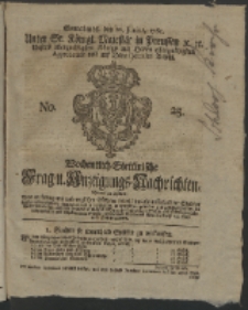 Wochentlich-Stettinische Frag- und Anzeigungs-Nachrichten. 1761 No. 25 + Anhang