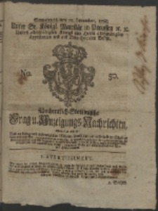 Wochentlich-Stettinische Frag- und Anzeigungs-Nachrichten. 1761 No. 50
