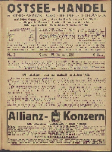 Ostsee-Handel : Wirtschaftszeitschrift für der Wirtschaftsgebiet des Gaues Pommern und der Ostsee und Südostländer. Jg. 6, 1926 Nr. 2