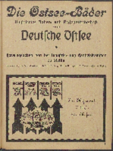 Ostsee-Handel : Wirtschaftszeitschrift für der Wirtschaftsgebiet des Gaues Pommern und der Ostsee und Südostländer. Jg. 6, 1926 dod. Ostsee-Bäder