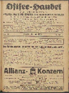 Ostsee-Handel : Wirtschaftszeitschrift für der Wirtschaftsgebiet des Gaues Pommern und der Ostsee und Südostländer. Jg. 6, 1926 Nr. 14