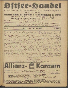 Ostsee-Handel : Wirtschaftszeitschrift für der Wirtschaftsgebiet des Gaues Pommern und der Ostsee und Südostländer. Jg. 7, 1927 Nr. 2