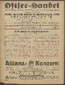 Ostsee-Handel : Wirtschaftszeitschrift für der Wirtschaftsgebiet des Gaues Pommern und der Ostsee und Südostländer. Jg. 7, 1927 Nr. 4