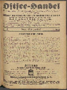 Ostsee-Handel : Wirtschaftszeitschrift für der Wirtschaftsgebiet des Gaues Pommern und der Ostsee und Südostländer. Jg. 7, 1927 Nr. 16