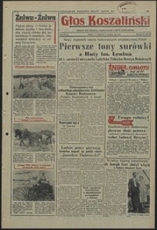 Głos Koszaliński. 1954, sierpień, nr 186