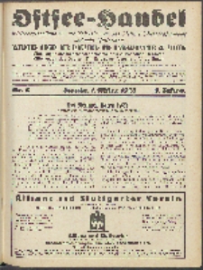 Ostsee-Handel : Wirtschaftszeitschrift f&uuml;r der Wirtschaftsgebiet des Gaues Pommern und der Ostsee und S&uuml;dostl&auml;nder. Jg. 8, 1928 Nr. 5