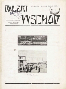 Daleki Wschód. 1934 nr 1-2