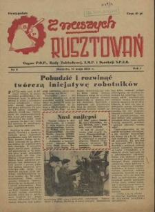 Z Naszych Rusztowań. R.1, 1954 nr 3